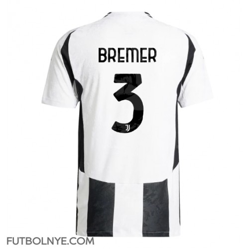 Camiseta Juventus Gleison Bremer #3 Primera Equipación 2024-25 manga corta